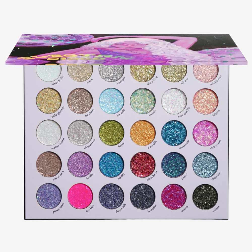 Kara Beauty Electric Disco Glitter Palette- face, hair & body, vegan, viral